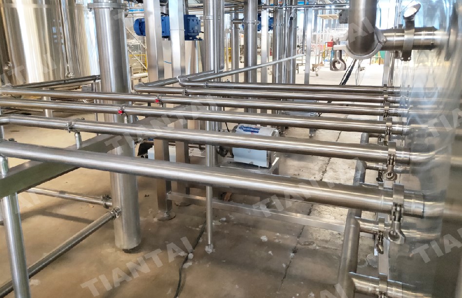 The key points for cleaning brewhouse pipeline 